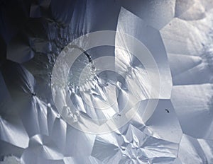 Abstract Pattern on the Old Glass Window